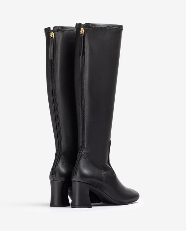 Unisa Bota De Punta Cuadrada Y Cremallera Trasera