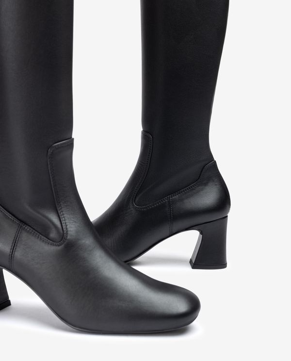 Unisa Bota De Punta Cuadrada Y Cremallera Trasera