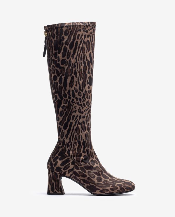 unisa Bota de punta cuadrada y cremallera trasera