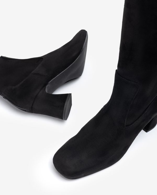 Unisa Bota De Punta Cuadrada Y Cremallera Trasera