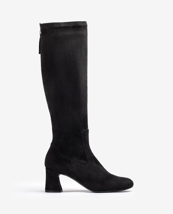 unisa Bota de punta cuadrada y cremallera trasera