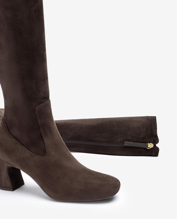 Unisa Bota De Punta Cuadrada Y Cremallera Trasera