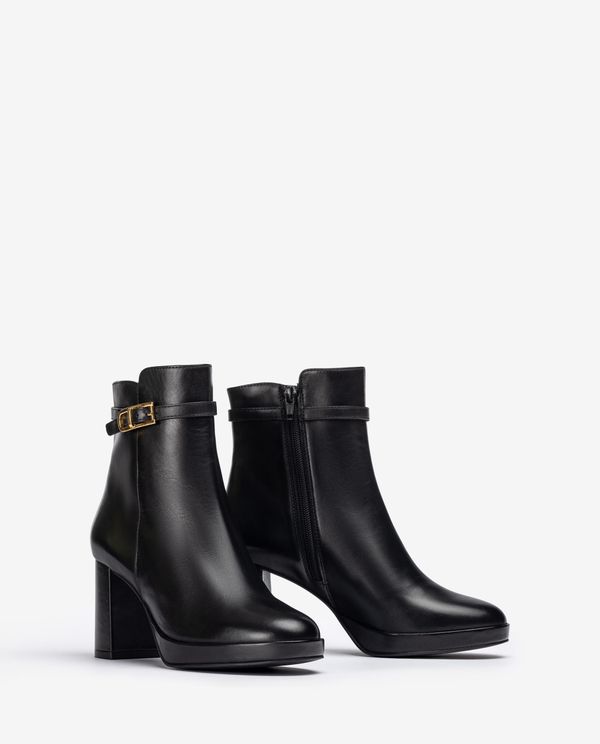 Unisa Botín Con Adorno Y Cremallera Interior