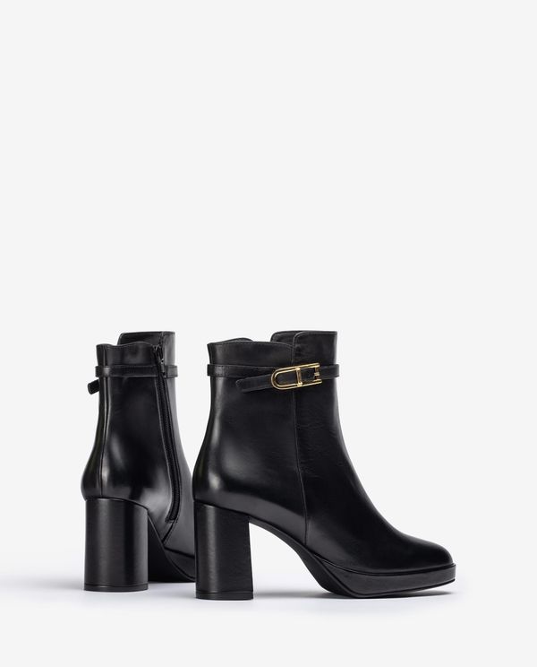 Unisa Botín Con Adorno Y Cremallera Interior