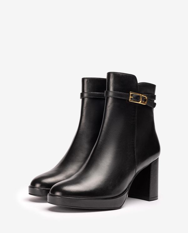 Unisa Botín Con Adorno Y Cremallera Interior