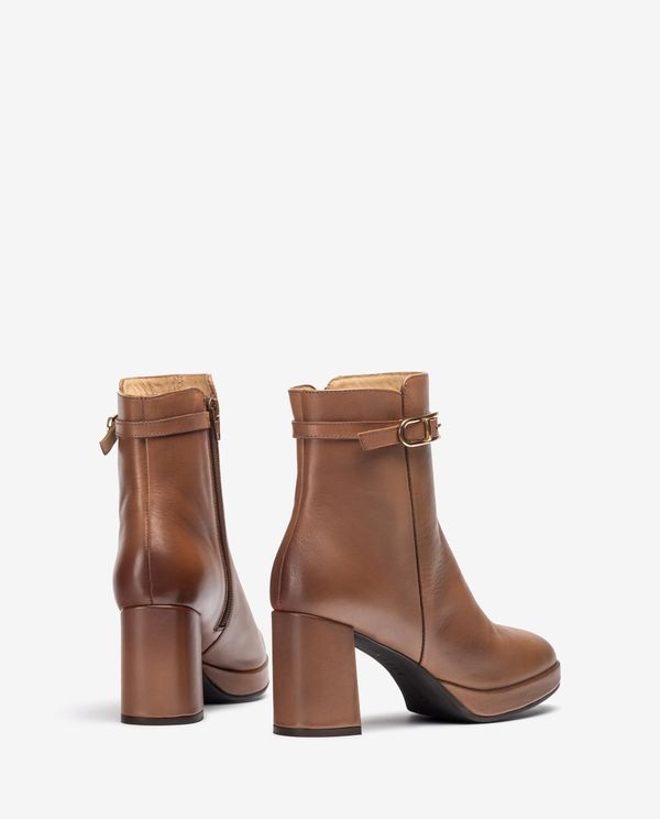 Unisa Botín Con Adorno Y Cremallera Interior