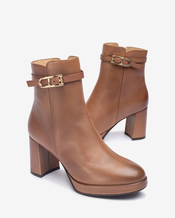 Unisa Botín Con Adorno Y Cremallera Interior