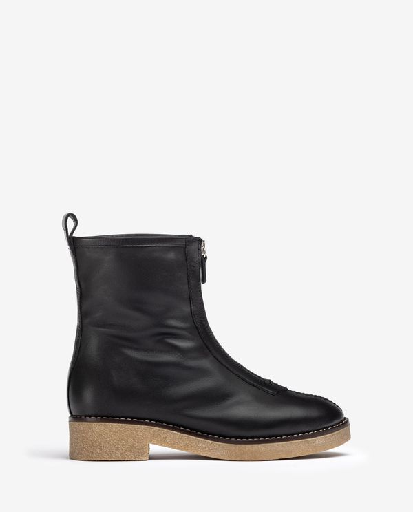 unisa Botín con cremallera delantera