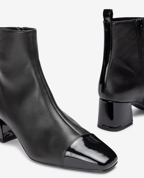 Unisa Botín Con Puntera En Contraste