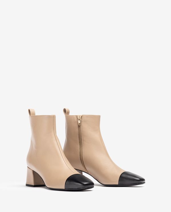 Unisa Botín Con Puntera En Contraste