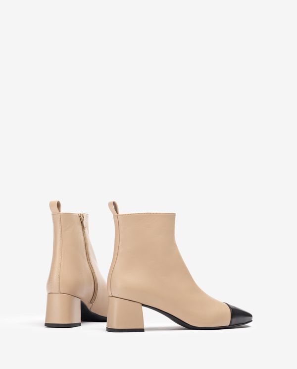 Unisa Botín Con Puntera En Contraste