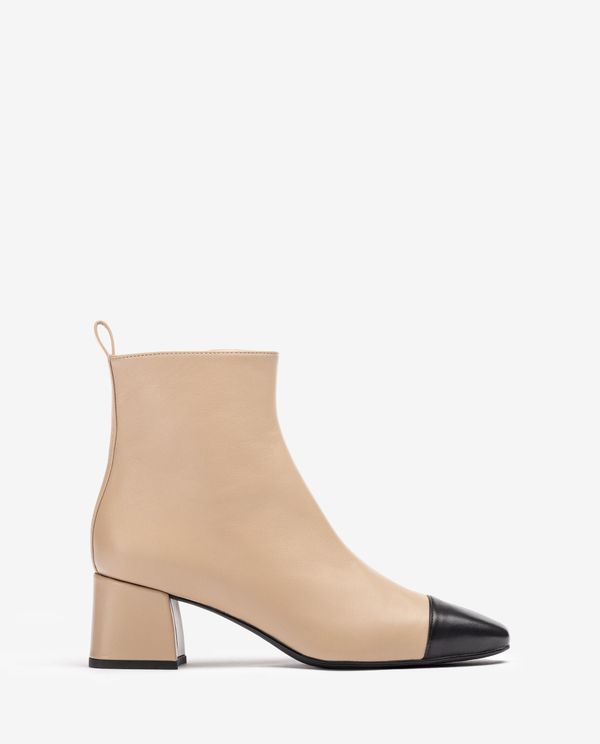 unisa Botín con puntera en contraste