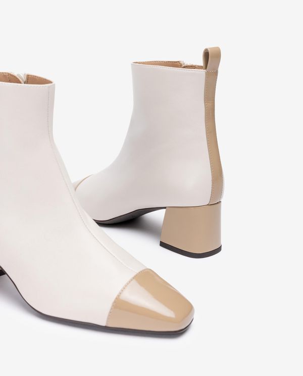 Unisa Botín Con Puntera En Contraste