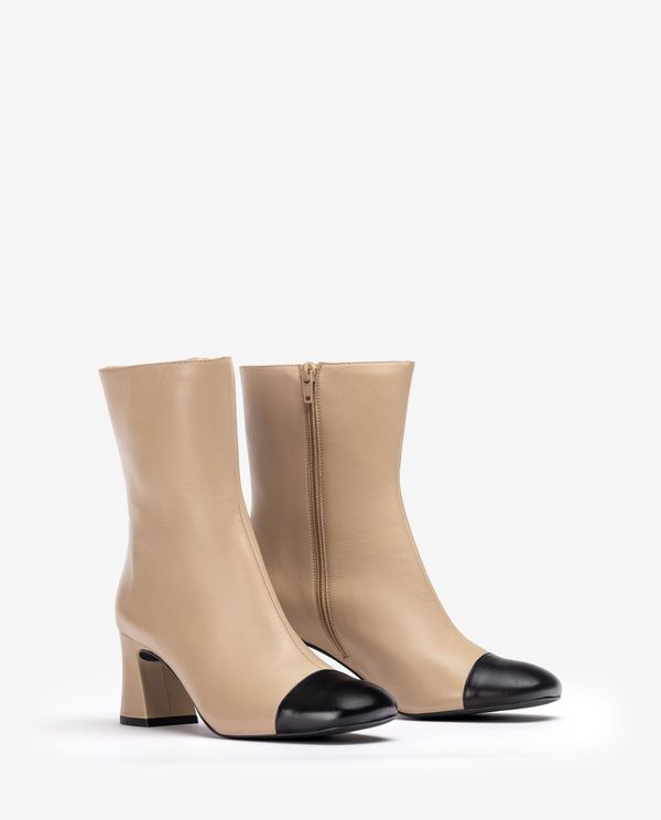 Unisa Botín Con Puntera En Contraste