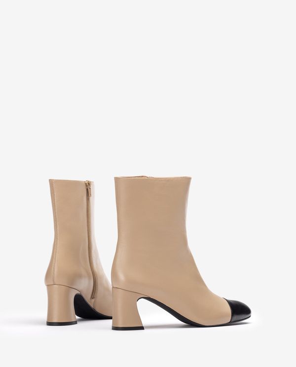 Unisa Botín Con Puntera En Contraste