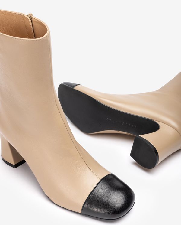 Unisa Botín Con Puntera En Contraste