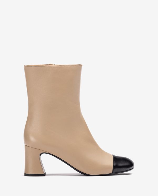 unisa Botín con puntera en contraste