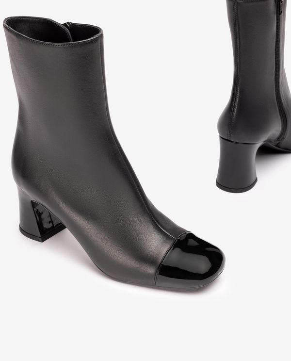 Unisa Botín Con Puntera En Contraste