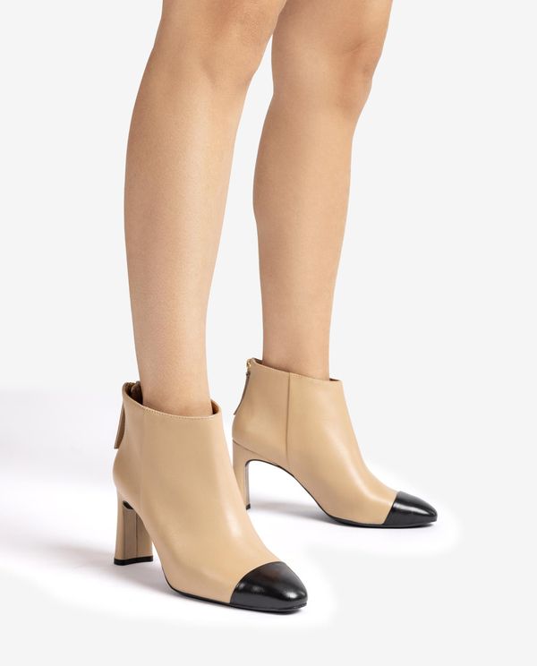 Unisa Botín Con Puntera En Contraste