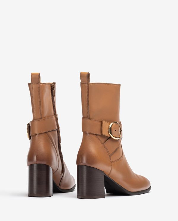 Unisa Botín Con Tiras Cruzadas Y Hebilla