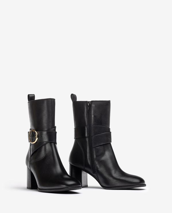 Unisa Botín Con Tiras Cruzadas Y Hebilla