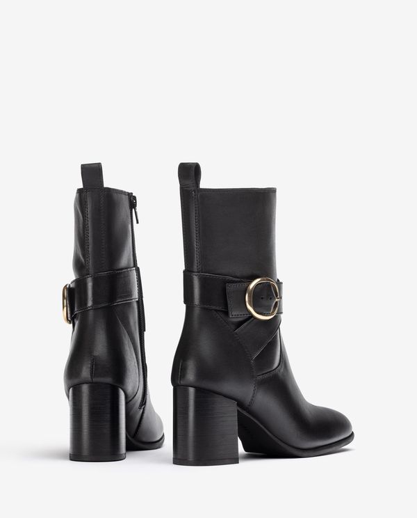 Unisa Botín Con Tiras Cruzadas Y Hebilla