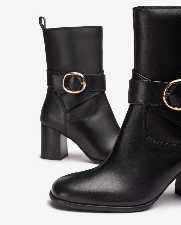 Unisa Botín Con Tiras Cruzadas Y Hebilla