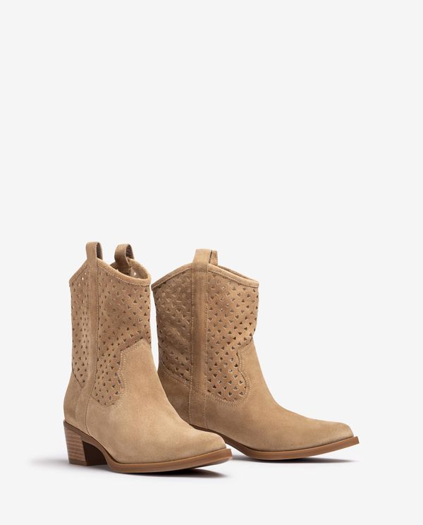 Unisa Botín Cowboy Con Picados