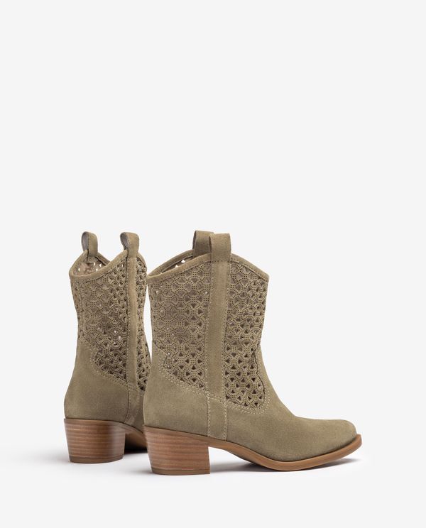 Unisa Botín Cowboy Con Picados