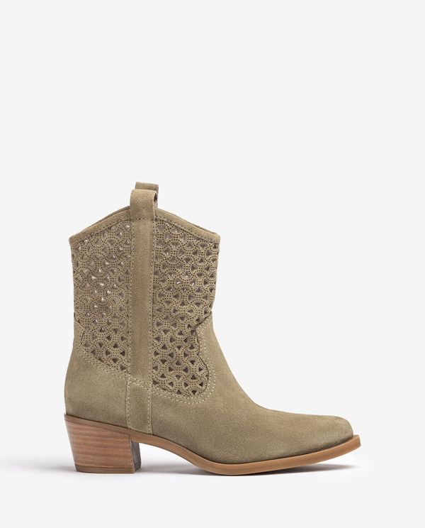 Unisa Botín Cowboy Con Picados