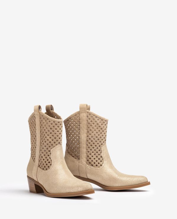 Unisa Botín Cowboy Con Picados