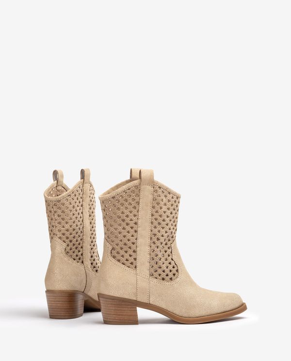 Unisa Botín Cowboy Con Picados