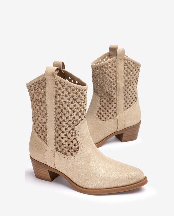 Unisa Botín Cowboy Con Picados