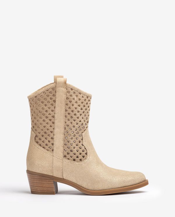 unisa Botín cowboy con picados