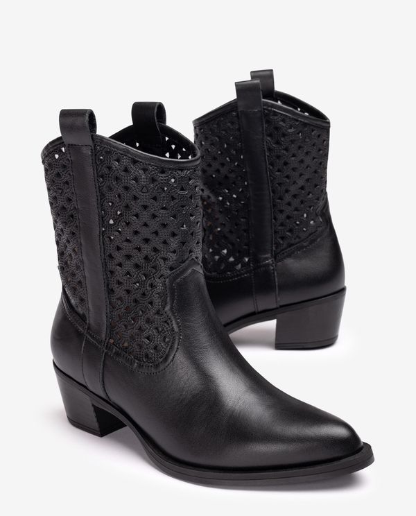 Unisa Botín Cowboy Con Picados