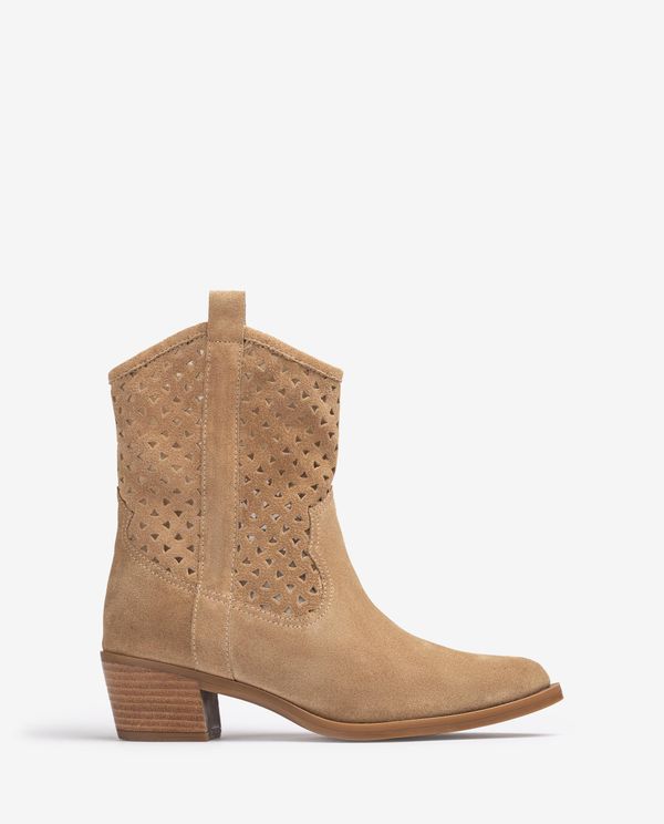 unisa Botín cowboy con picados