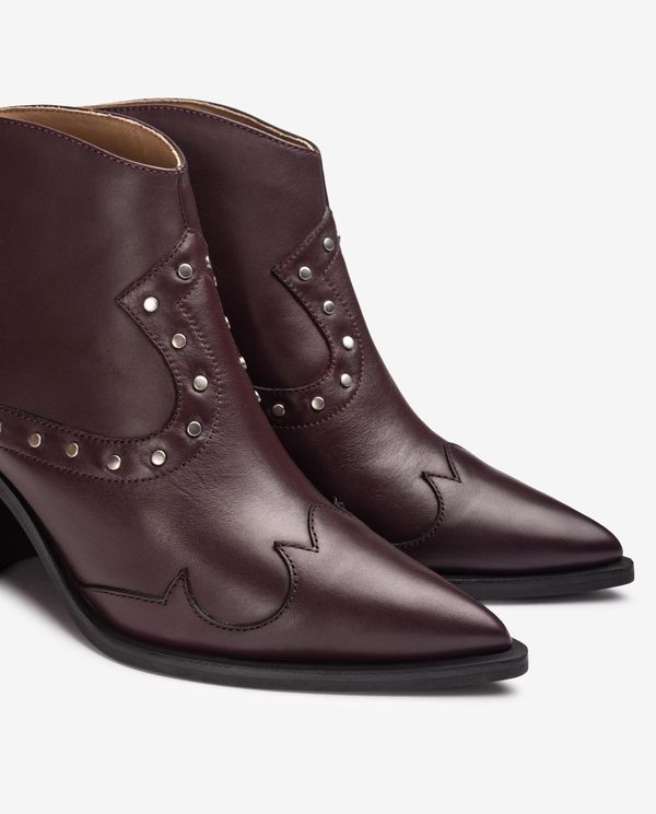 Unisa Botín Cowboy Con Tachuelas