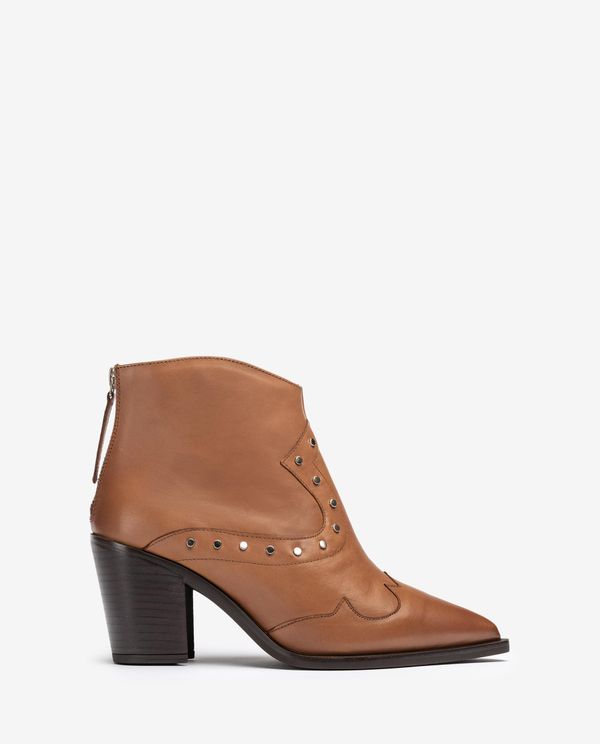 unisa Botín cowboy con tachuelas