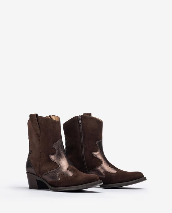 Unisa Botín Cowboy En Contraste