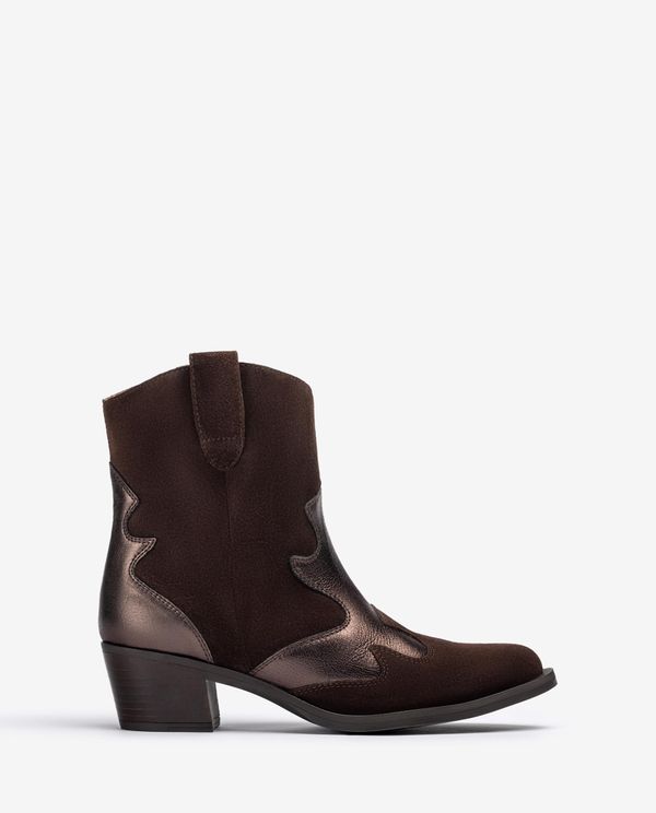 unisa Botín cowboy en contraste