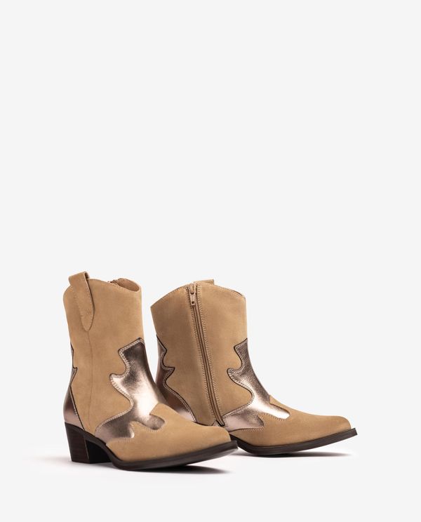 Unisa Botín Cowboy En Contraste