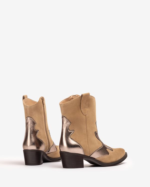 Unisa Botín Cowboy En Contraste