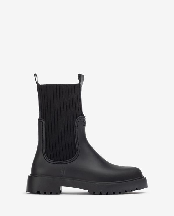 unisa Botín de goma con caña de canalé