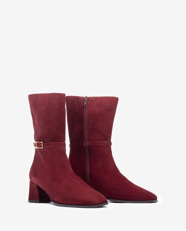 Unisa Botín De Punta Cuadrada Y Adorno