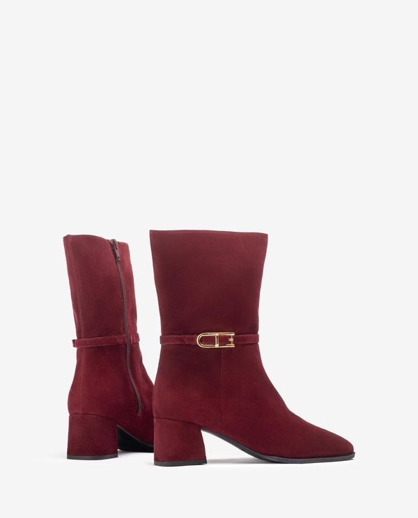 Unisa Botín De Punta Cuadrada Y Adorno