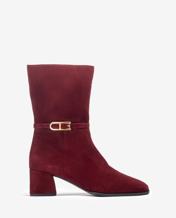 unisa Botín de punta cuadrada y adorno