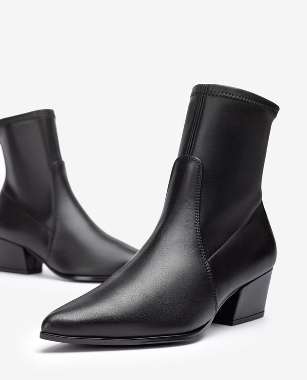 Unisa Botín De Punta Fina Con Cremallera Trasera