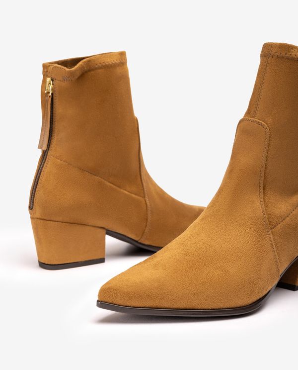 Unisa Botín De Punta Fina Con Cremallera Trasera