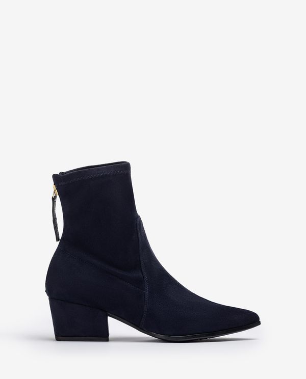 unisa Botín de punta fina con cremallera trasera