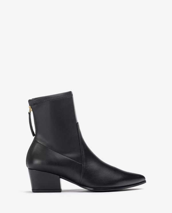 unisa Botín de punta fina con cremallera trasera